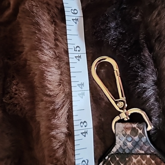 JEN & CO. Hobo Boho Bag - Shoulder Bag Olivia Animal Print Contrast Strap - Picture 16 of 16